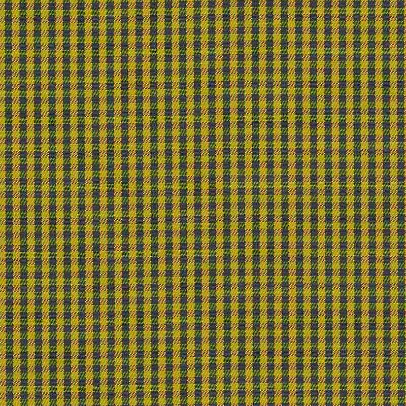 Sunbrella Checks Oliver Yellow CHE F061 140 European Collection Upholstery Fabric