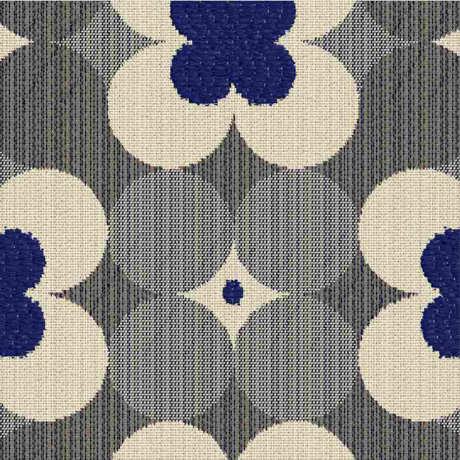 Sample of Outdura Poppy Midnight 7500 Ovation 3 Collection - Lofty Blue Upholstery Fabric Sample of Outdura Poppy Midnight 7500 Ovation 3 Collection - Lofty Blue Upholstery Fabric