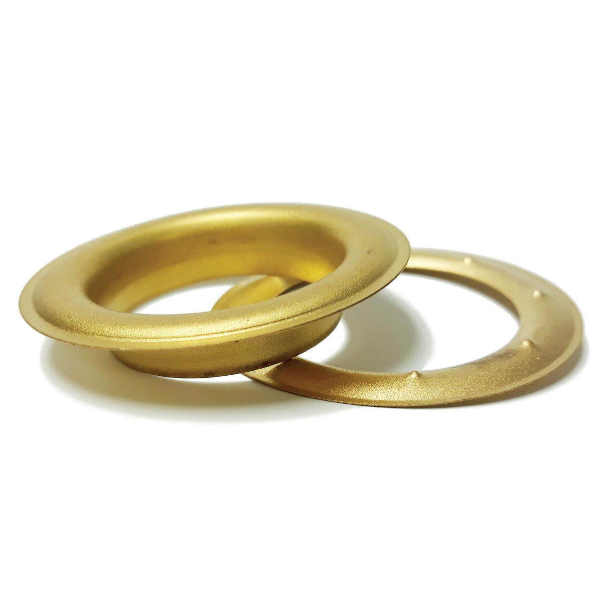 #12 Grommets with Washers 1-1/2 inch Satin Brass (100 Pack)