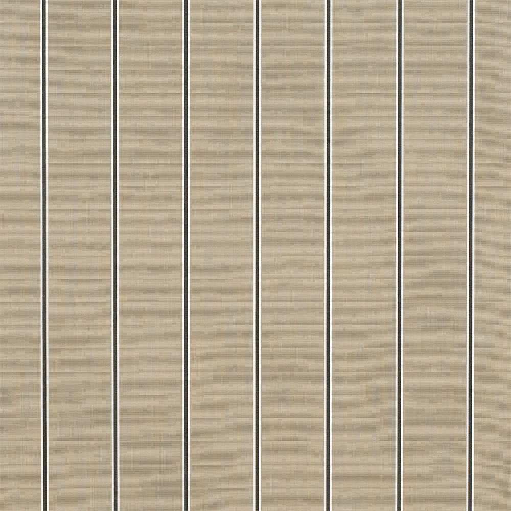 Sunbrella Putty Regimental 4961-0000 46-Inch Stripes Awning / Shade Fabric