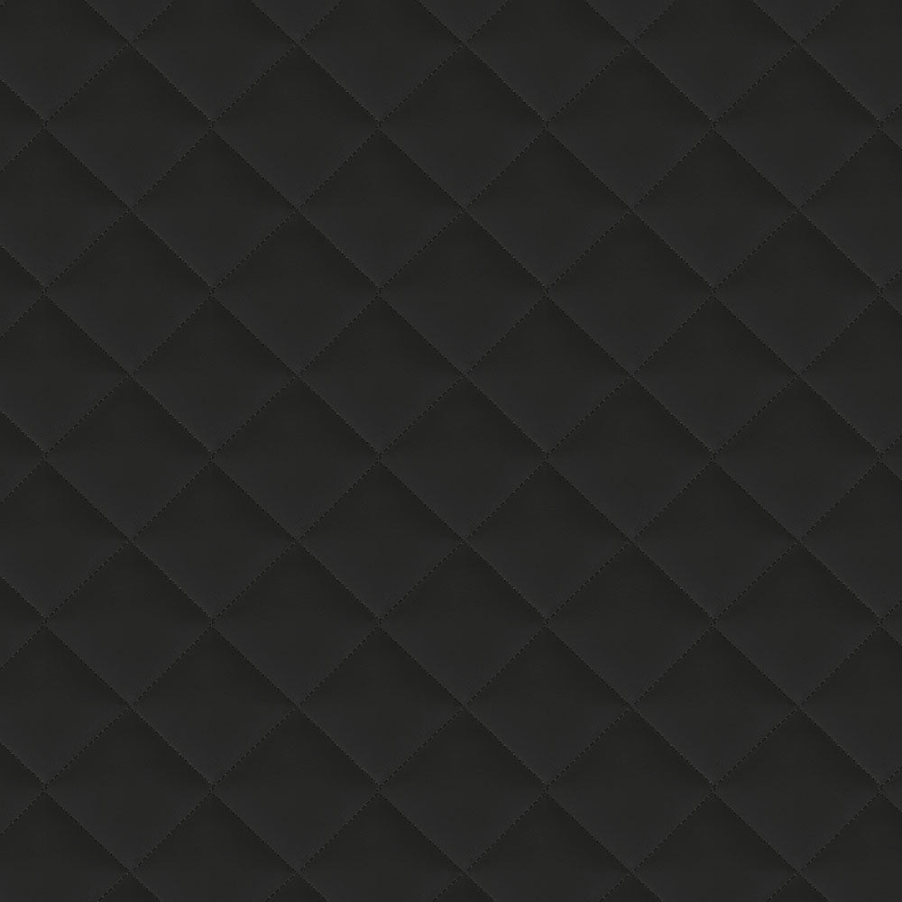 AbbeyShea Single Quilted Blizzard Black Upholstery Fabric