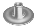DOT Durable Post 93-BS-10412-1A Nickel-Plated Brass 1/4 inch 100 pack
