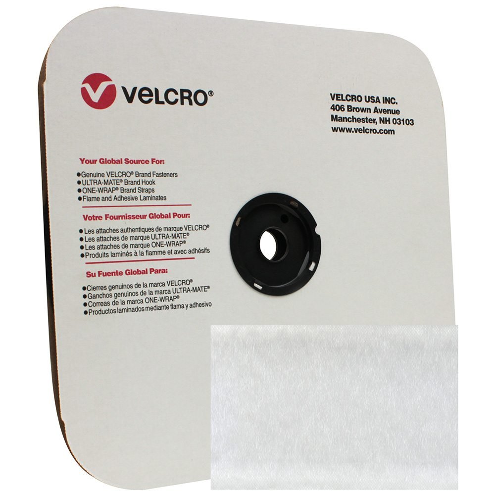 2 inch (50mm) Velcro Loop - White - Outdoor Textiles 2 inch (50mm) Velcro Loop - White - Outdoor Textiles