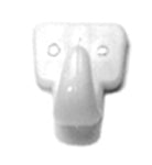 Lashing Hook #7420 Nylon White