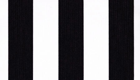 Sunbrella Yacht Stripe Black YAC 3740 European Collection Upholstery Fabric