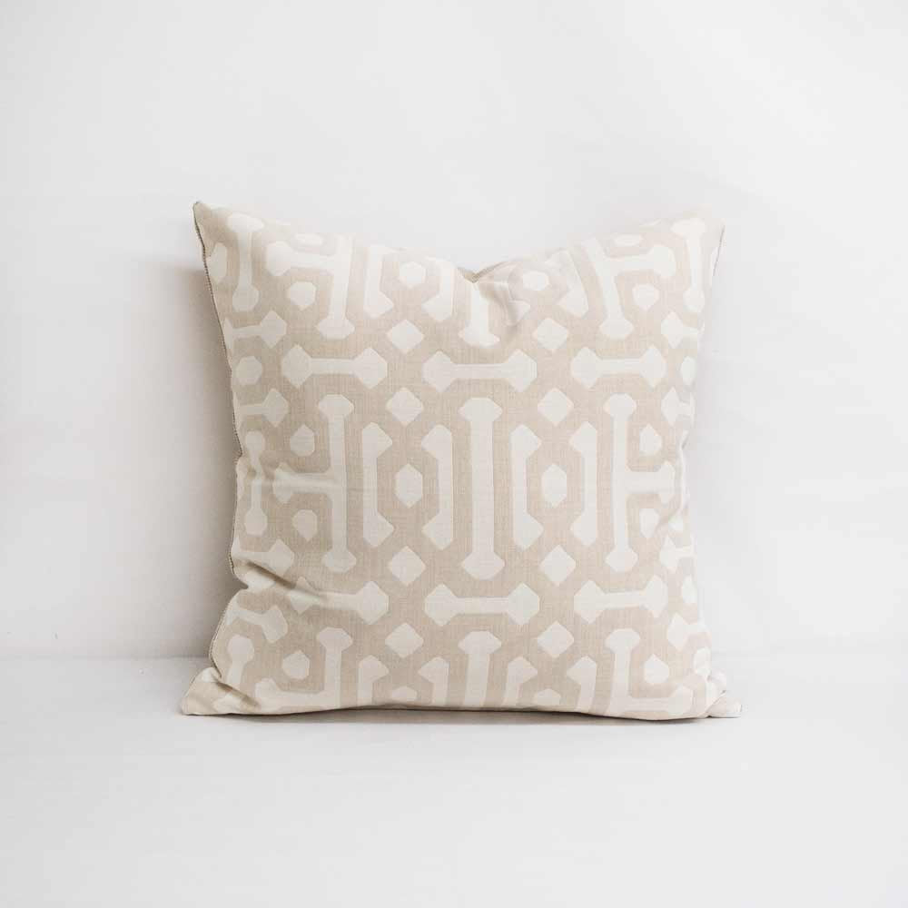 Sunbrella Fretwork Flax 45991-0001 Elements Collection Upholstery Fabric