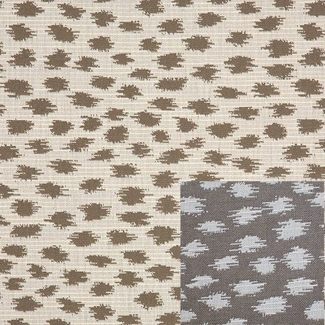 Sunbrella Agra Pebble 145147-0002 Fusion Collection - Reversible Upholstery Fabric (Light Side)