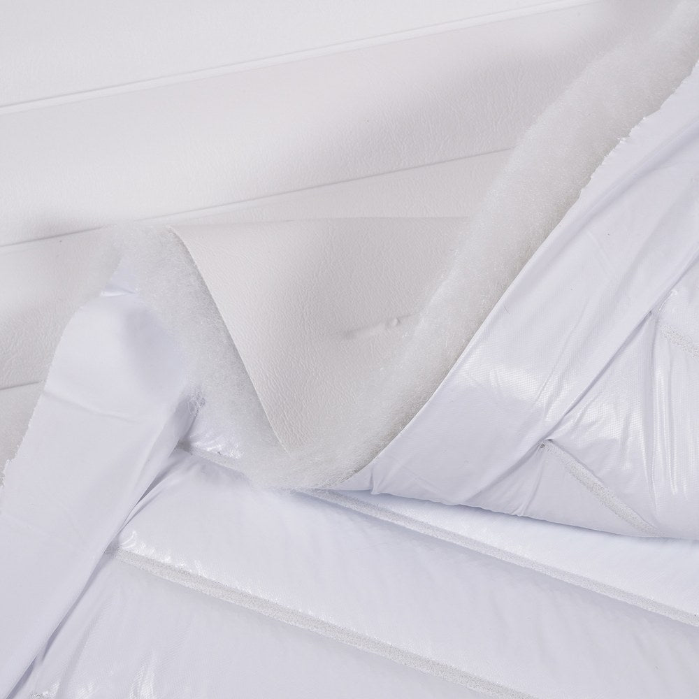 Nassimi Seaquest Too White PSP-029ADF Roll-n-Pleat Marine Upholstery Fabric