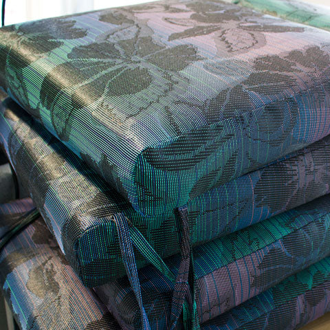 Phifertex Jacquards Wild Orchid Black Z44 54-inch Sling Fabric