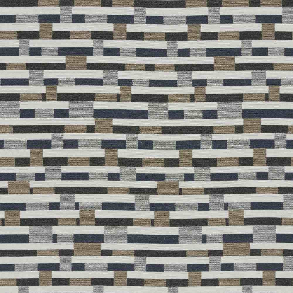 Sample of Sunbrella by Mayer Metal Strips Granite 434-006 Vollis Simpson Collection Upholstery Fabric Sample of Sunbrella by Mayer Metal Strips Granite 434-006 Vollis Simpson Collection Upholstery Fabric