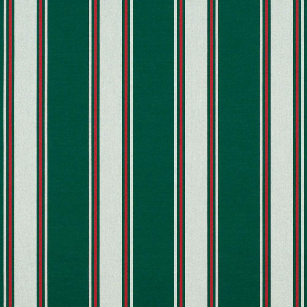 Sunbrella Forest Green Fancy 4790-0000 46-Inch Stripes Awning / Shade Fabric