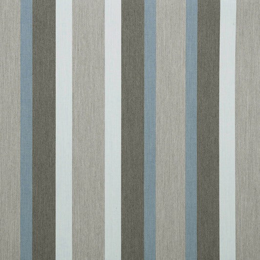 Sample of Sunbrella Marco Blue Grey 4704-0000 46-Inch Stripes Awning / Shade Fabric