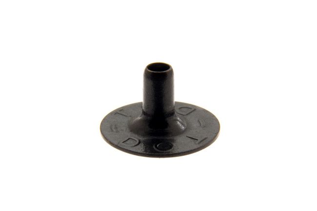 DOT Baby Durable Post 94-BS-12405--1C Government Black Brass 1/4 inch 100 pack