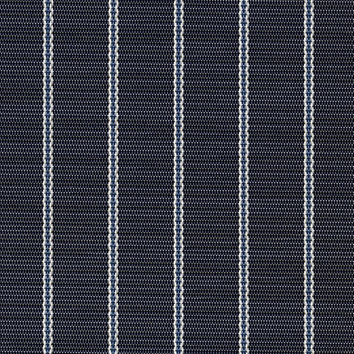 Sample of Phifertex Stripes Whisper Stripe Navy LPU 42x14 54-inch Sling Fabric Sample of Phifertex Stripes Whisper Stripe Navy LPU 42x14 54-inch Sling Fabric