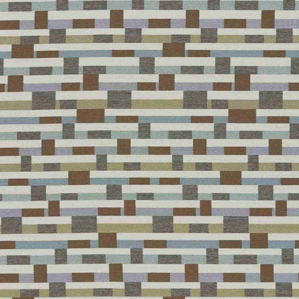 Sample of Sunbrella by Mayer Metal Strips Driftwood 434-000 Vollis Simpson Collection Upholstery Fabric Sample of Sunbrella by Mayer Metal Strips Driftwood 434-000 Vollis Simpson Collection Upholstery Fabric