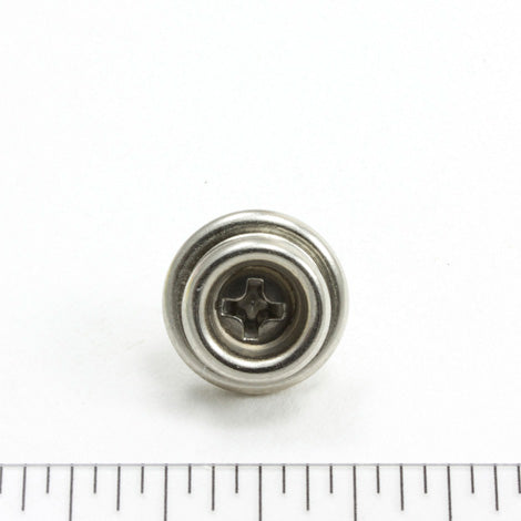 DOT Durable Screw Stud 93-X8-103934-1A Nickel-Plated Brass / Stainless Steel Screw 3/8 inch 100 pack
