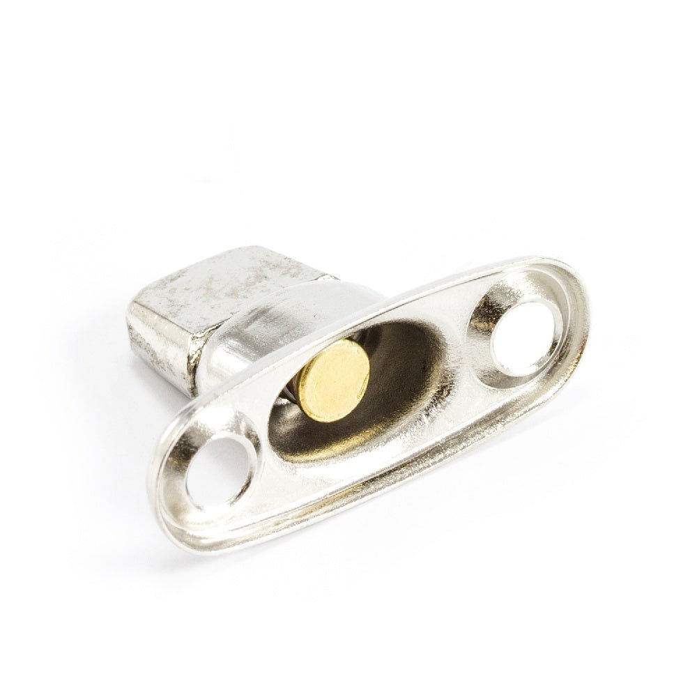 Common Sense Turn Button Double Height Two Screw Holes 91-XB-78323-2A Nickel Plated Brass 1000 pack Common Sense Turn Button Double Height Two Screw Holes 91-XB-78323-2A Nickel Plated Brass 1000 pack