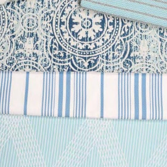 Outdura Constantine Aqua 12101 Ovation 4 Collection - Morning Sky Upholstery Fabric