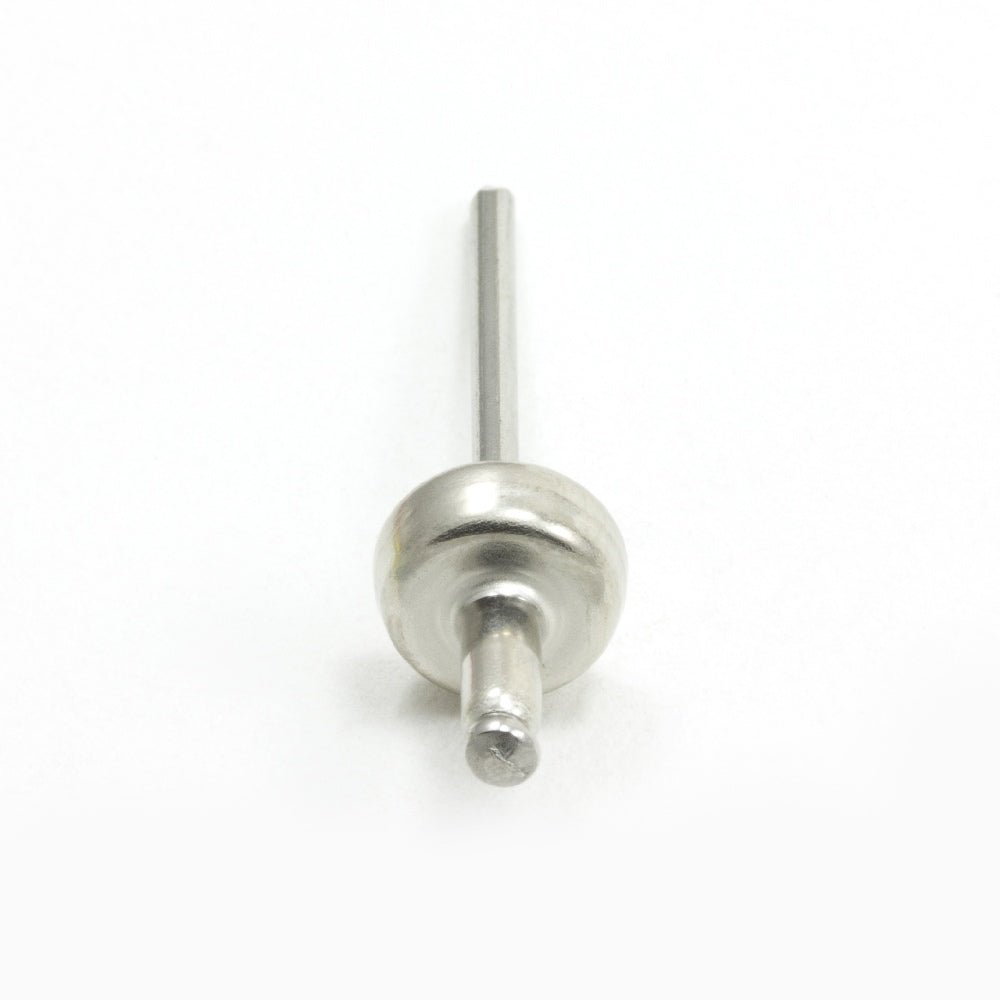 DOT Durable Blind Rivet Stud 93-X8-10314-1A Nickel-Plated Brass / Stainless Steel Mandrel 100 pack DOT Durable Blind Rivet Stud 93-X8-10314-1A Nickel-Plated Brass / Stainless Steel Mandrel 100 pack