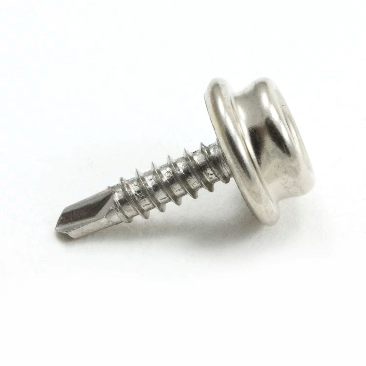 DOT Durable Screw Stud 93-X8-103017-1A Nickel-Plated Brass / Stainless Steel Teks Screw 5/8 inch 100 pack DOT Durable Screw Stud 93-X8-103017-1A Nickel-Plated Brass / Stainless Steel Teks Screw 5/8 inch 100 pack