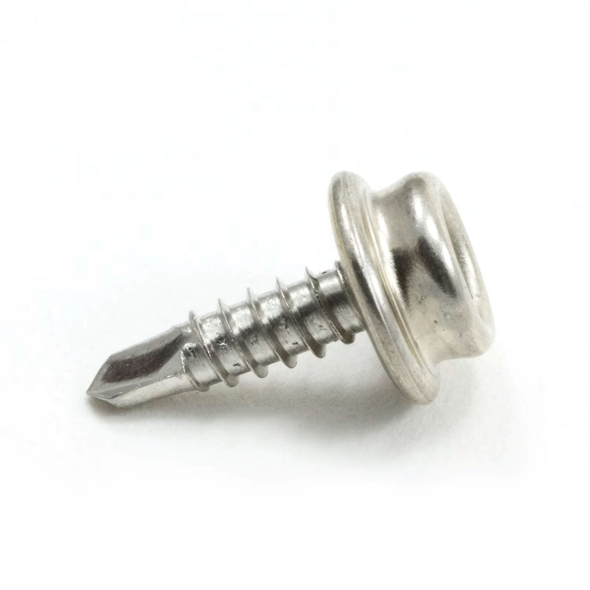 DOT Durable Screw Stud 93-X8-103027-1A Nickel-Plated Brass / Stainless Steel Teks Screw 5/8 inch 100 pack DOT Durable Screw Stud 93-X8-103027-1A Nickel-Plated Brass / Stainless Steel Teks Screw 5/8 inch 100 pack