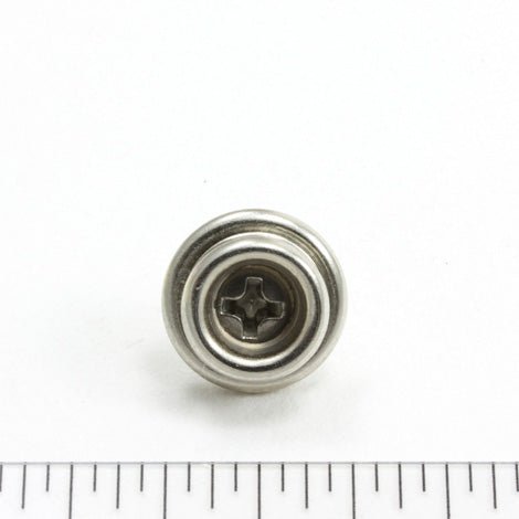 DOT Durable Screw Stud 93-X8-103934-1A Nickel-Plated Brass / Stainless Steel Screw 3/8 inch 100 pack DOT Durable Screw Stud 93-X8-103934-1A Nickel-Plated Brass / Stainless Steel Screw 3/8 inch 100 pack