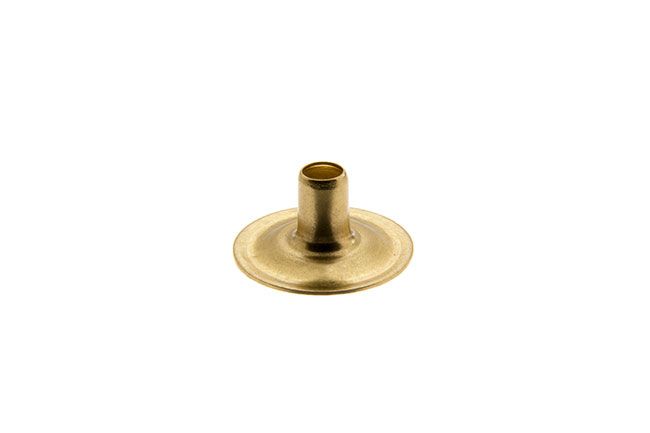 DOT Durable Screw Stud 93-X8-107047-1A Nickel-Plated Brass / #10 Stainless Steel Screw 5/8 inch 100 pack DOT Durable Screw Stud 93-X8-107047-1A Nickel-Plated Brass / #10 Stainless Steel Screw 5/8 inch 100 pack