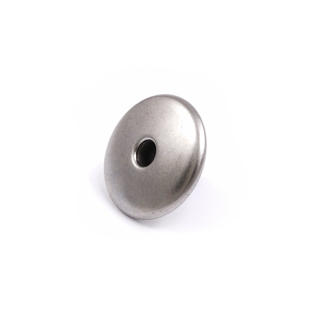 DOT Durable Snap Cap / Open Top Button 93-XN-10135-1U Stainless Steel 100 pack DOT Durable Snap Cap / Open Top Button 93-XN-10135-1U Stainless Steel 100 pack