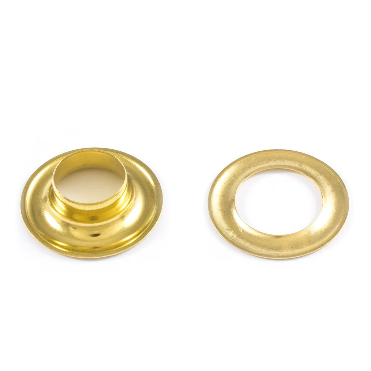 DOT Grommet with Plain Washer #5 (200070550001TXG) Bright Brass 5/8 inch 1-gross DOT Grommet with Plain Washer #5 (200070550001TXG) Bright Brass 5/8 inch 1-gross