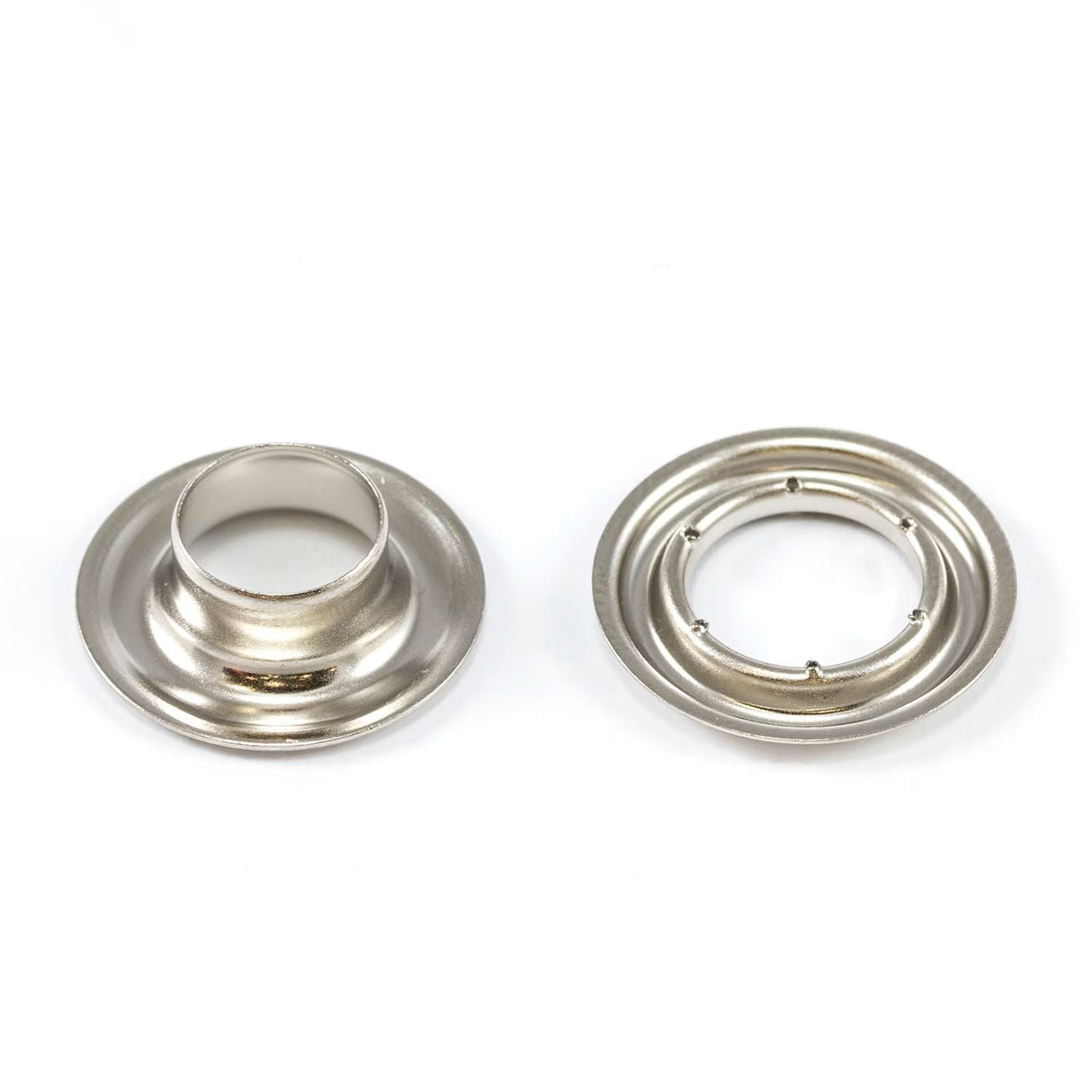 DOT Self-Piercing Grommet with Grip Tooth Washer #2 (20007SP25183TXC) Nickel-Plated Brass 3/8 Inch 500 pack DOT Self-Piercing Grommet with Grip Tooth Washer #2 (20007SP25183TXC) Nickel-Plated Brass 3/8 Inch 500 pack