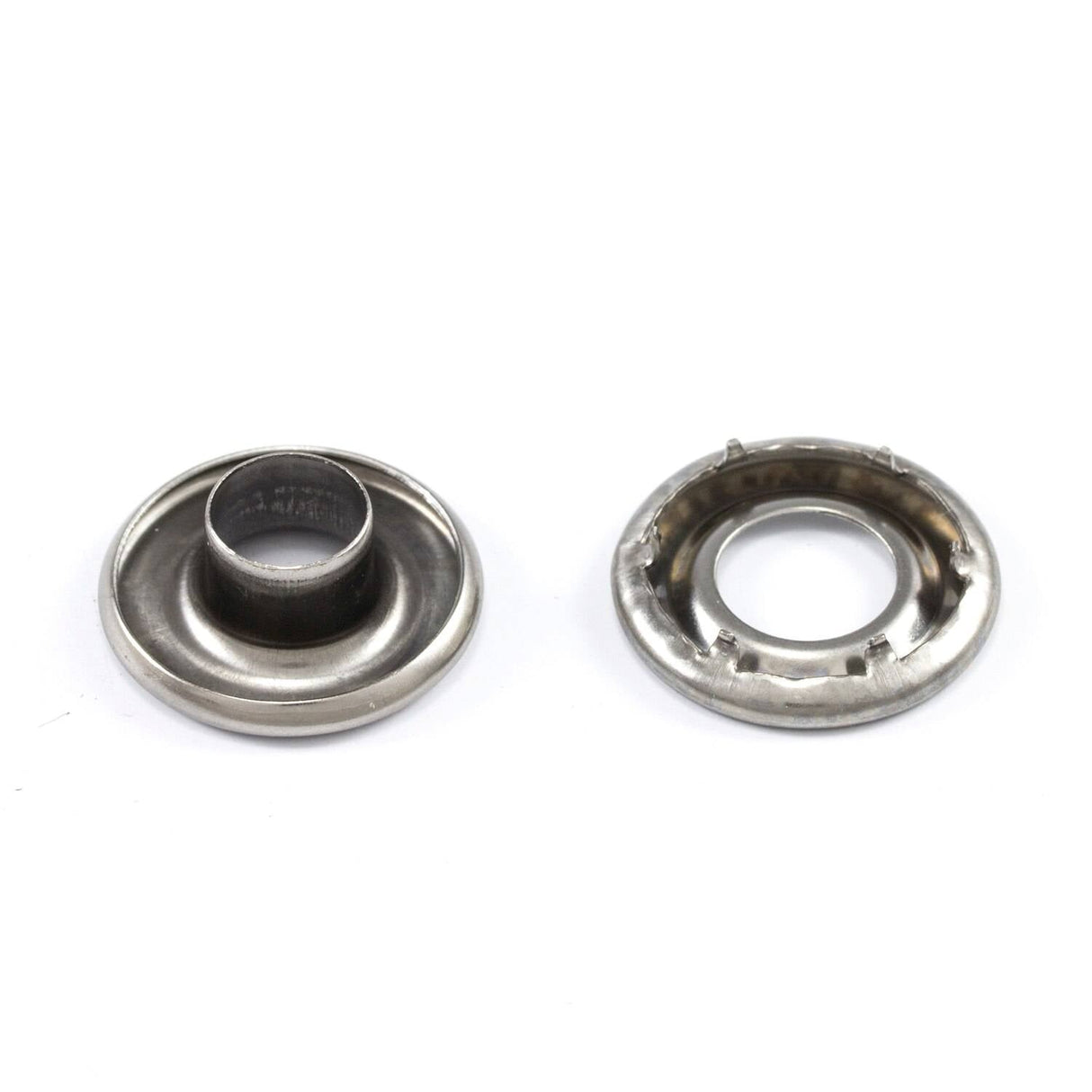 DOT Self-Piercing Rolled Rim Grommet with Spur Washer #0 (20MNS7705000TXG) Stainless Steel 1/4 inch 1-gross DOT Self-Piercing Rolled Rim Grommet with Spur Washer #0 (20MNS7705000TXG) Stainless Steel 1/4 inch 1-gross