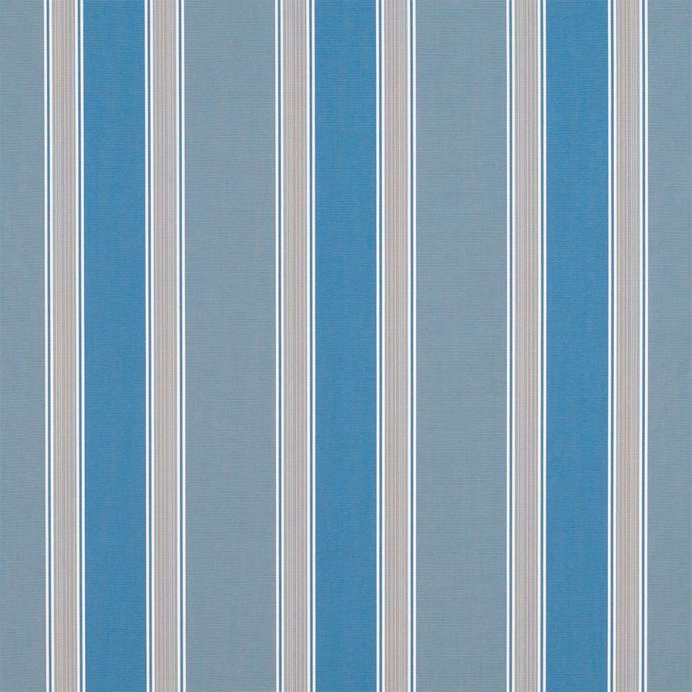 Sample of Sunbrella Baycrest Sky 4992-0000 46-Inch Stripes Awning / Shade Fabric