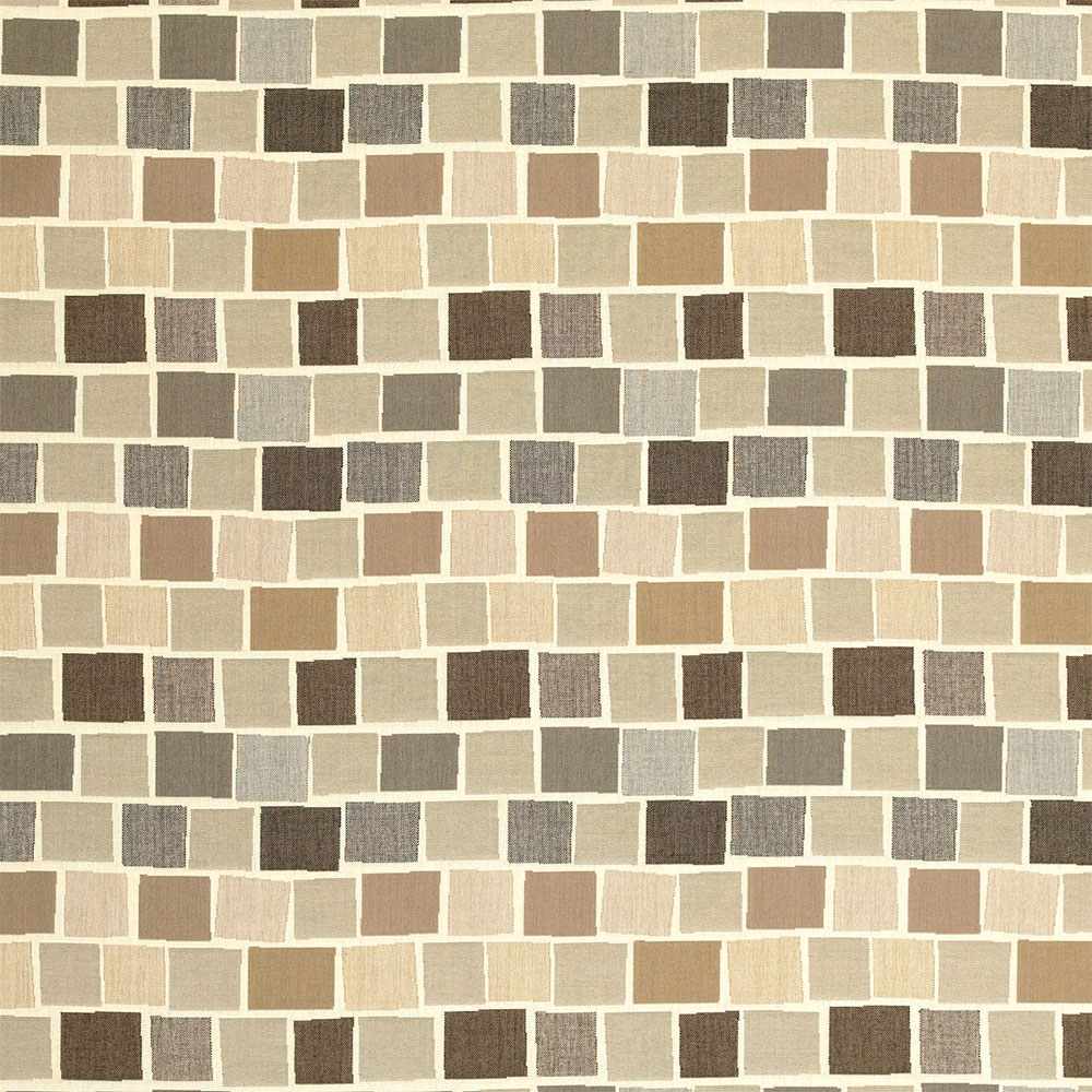 Sample of Sunbrella Blox Slate 45542-0000 Elements Collection Upholstery Fabric