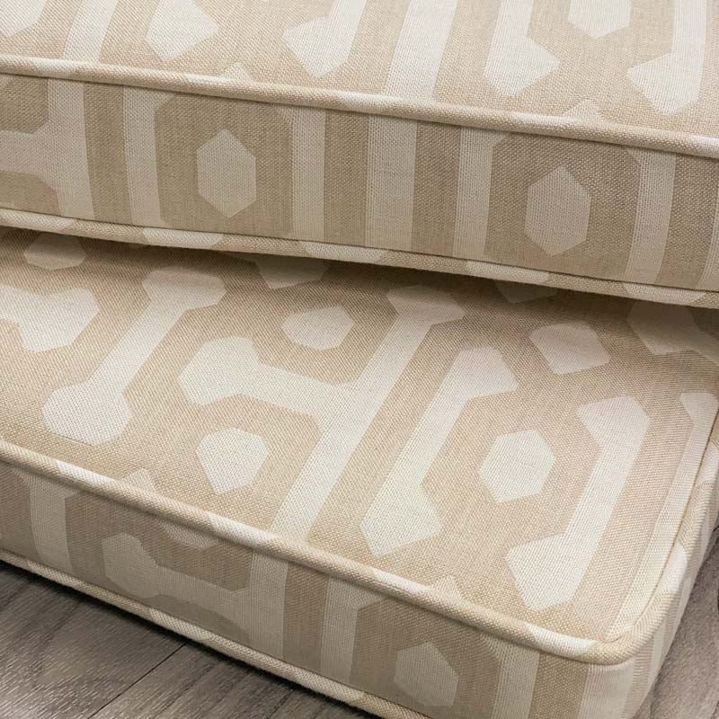 Sunbrella Fretwork Flax 45991-0001 Elements Collection Upholstery Fabric