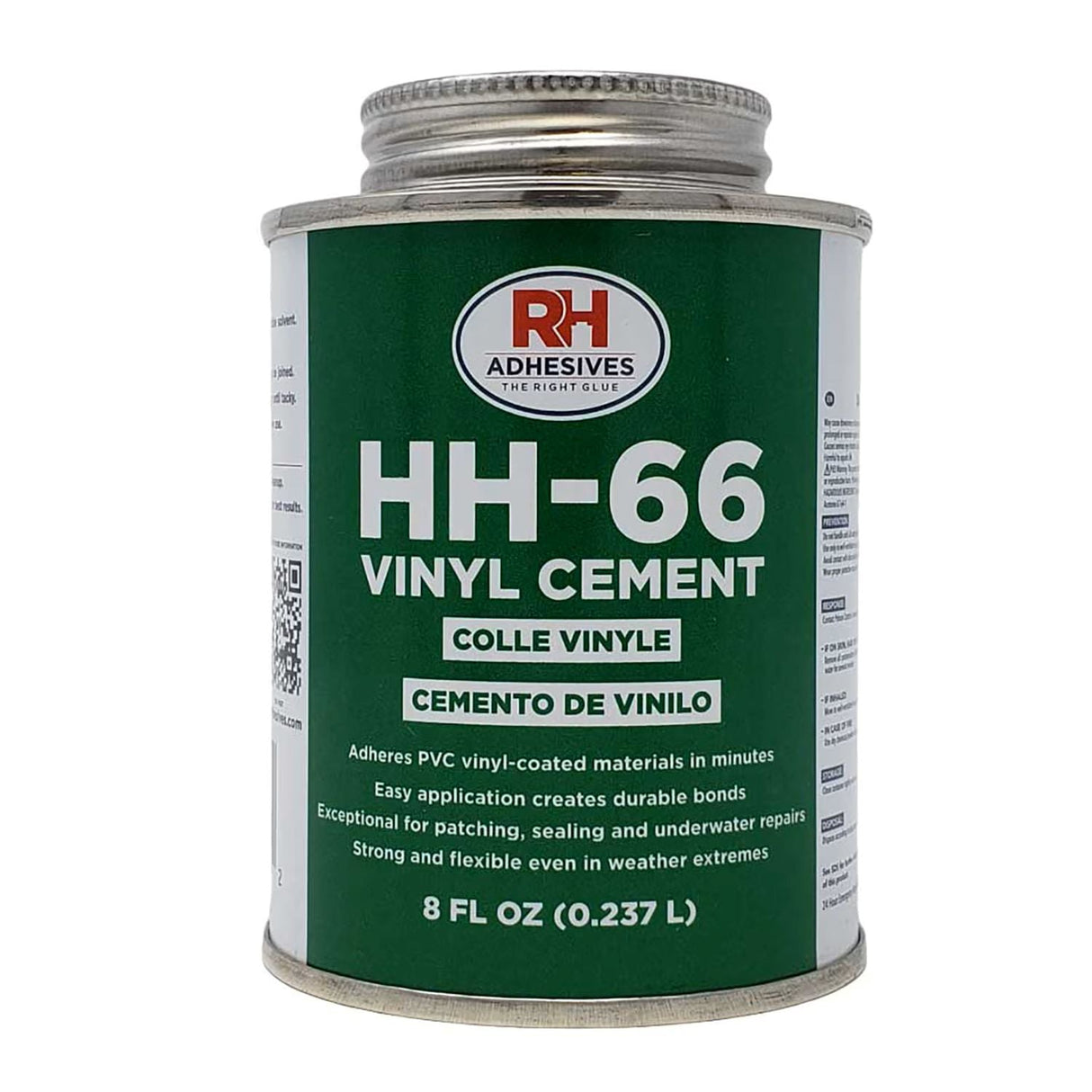 HH-66 Vinyl Cement 8 oz Brushtop Can HH-66 Vinyl Cement 8 oz Brushtop Can