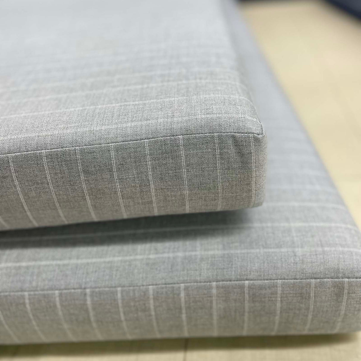 Sunbrella Ticking Fog 40554-0003 Fusion Collection Upholstery Fabric