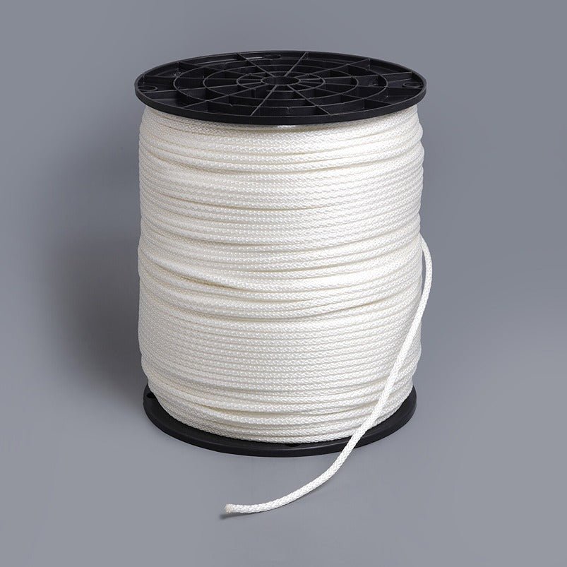Neobraid Polyester Cord #4-1/2 - 9/64 inch x 1000 feet White Neobraid Polyester Cord #4-1/2 - 9/64 inch x 1000 feet White