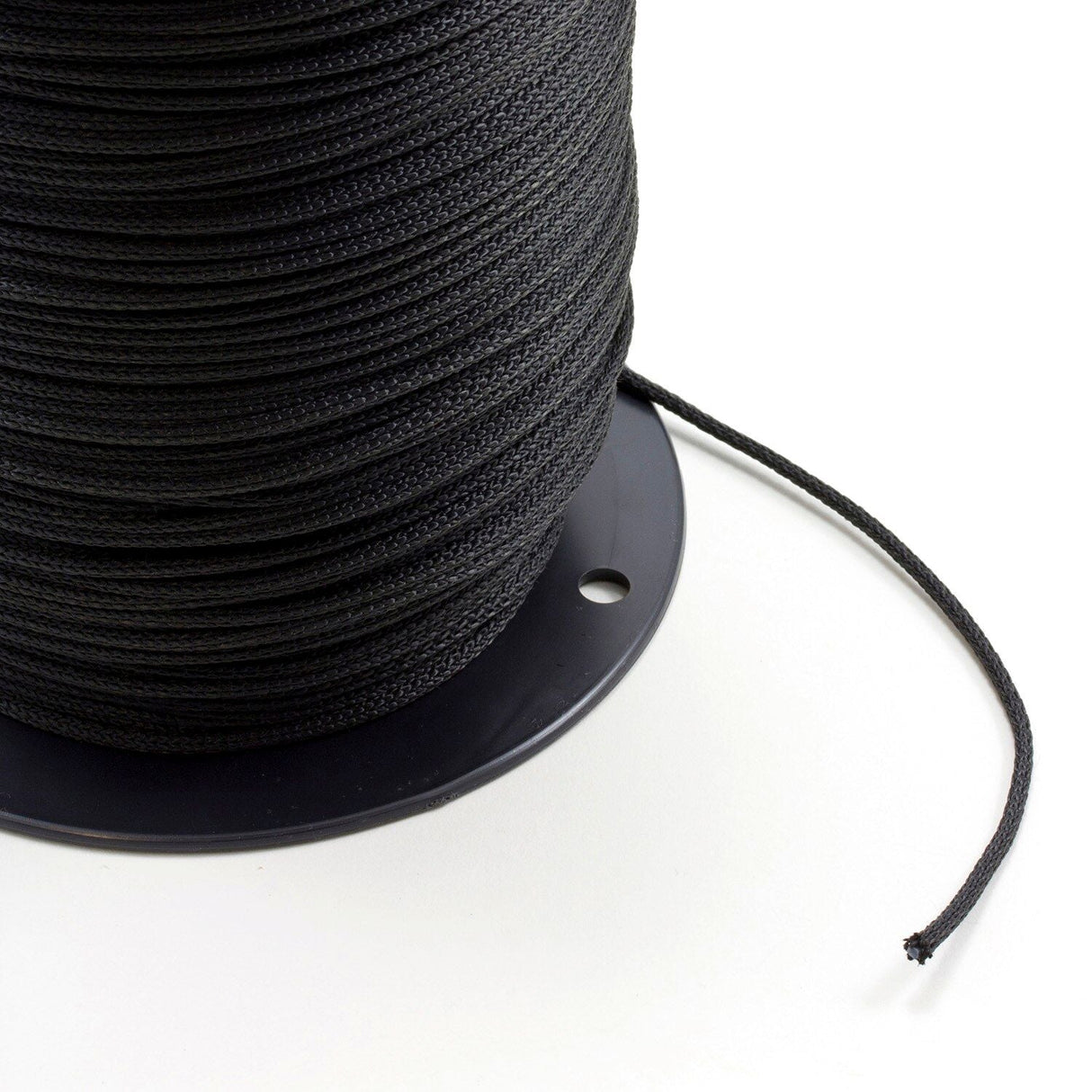 Neobraid Polyester Cord #4 - 1/8 inch x 1000 feet Black Neobraid Polyester Cord #4 - 1/8 inch x 1000 feet Black