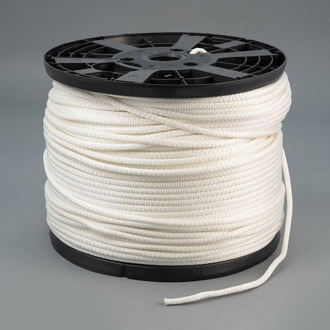 Neobraid Polyester Cord #8 - 1/4 inch x 1000 feet White Neobraid Polyester Cord #8 - 1/4 inch x 1000 feet White