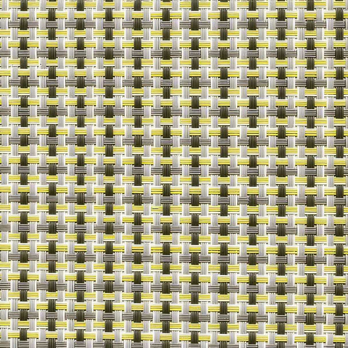 Phifertex Blazer Lemon 727 54 - Inch Cane Wicker Collection Sling Upholstery Fabric - Outdoor Textiles