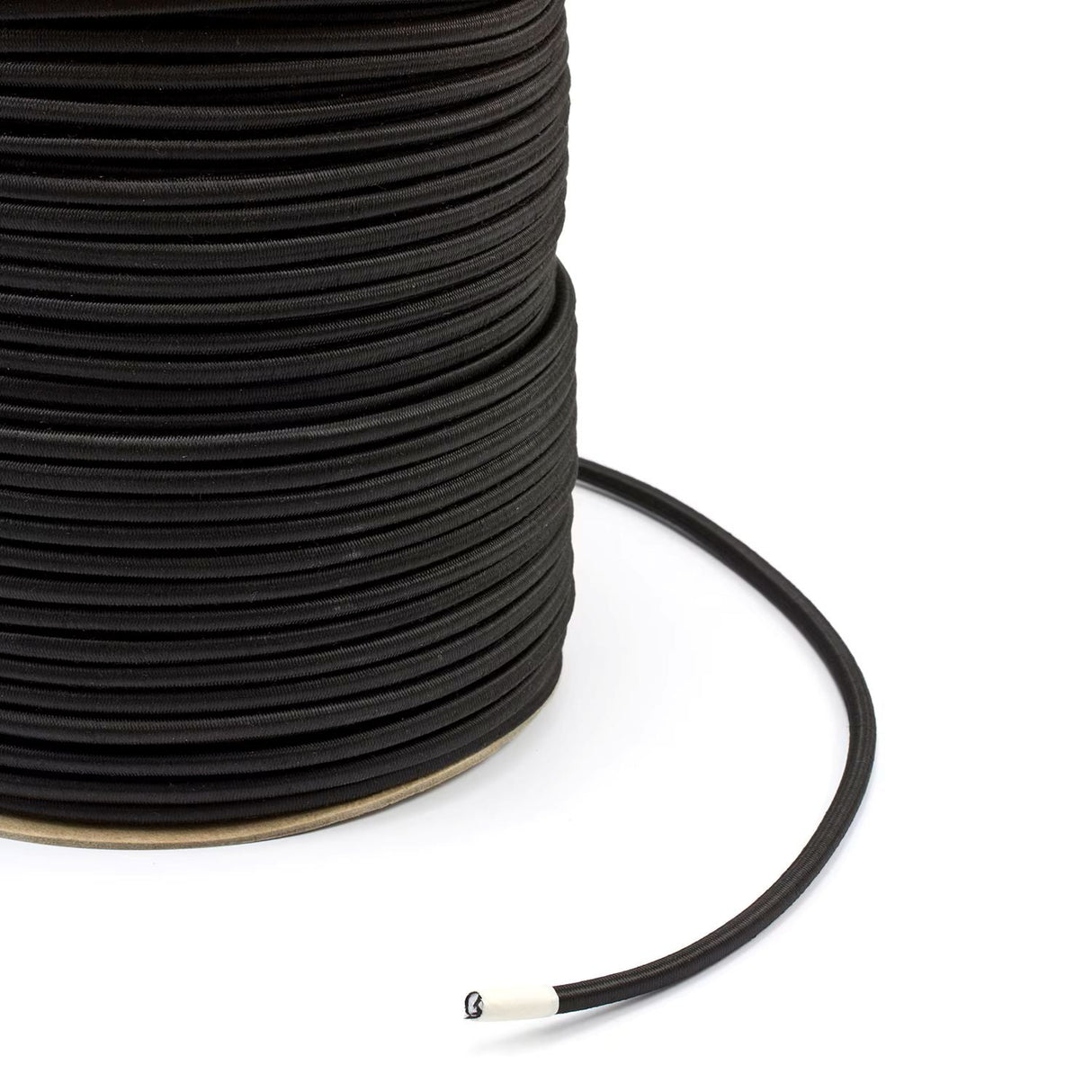 Polypropylene Covered Elastic Cord #M-4 1/4 inch x 500 feet Black Polypropylene Covered Elastic Cord #M-4 1/4 inch x 500 feet Black