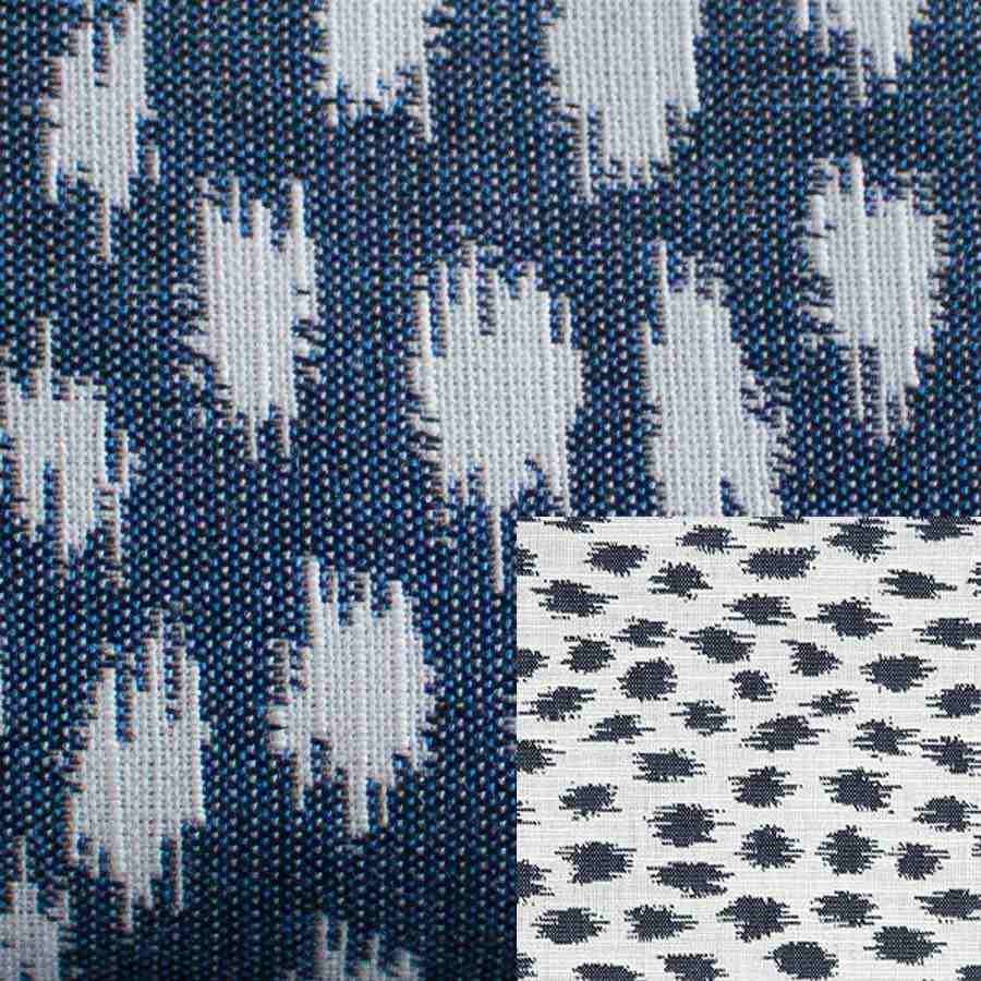 Sample of Sunbrella Agra Indigo 145147-0000 Fusion Collection - Reversible Upholstery Fabric (Dark Side) Sample of Sunbrella Agra Indigo 145147-0000 Fusion Collection - Reversible Upholstery Fabric (Dark Side)