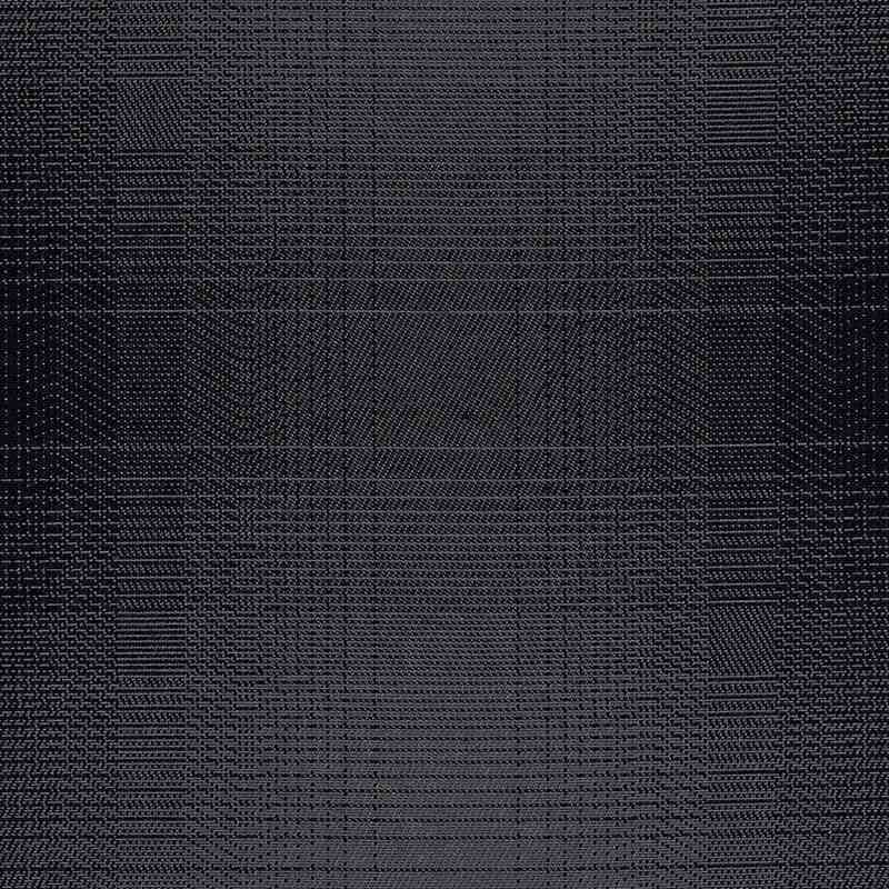 Sample of Sunbrella Checks Connor Black CHE F056 140 European Collection Upholstery Fabric - Outdoor Textiles