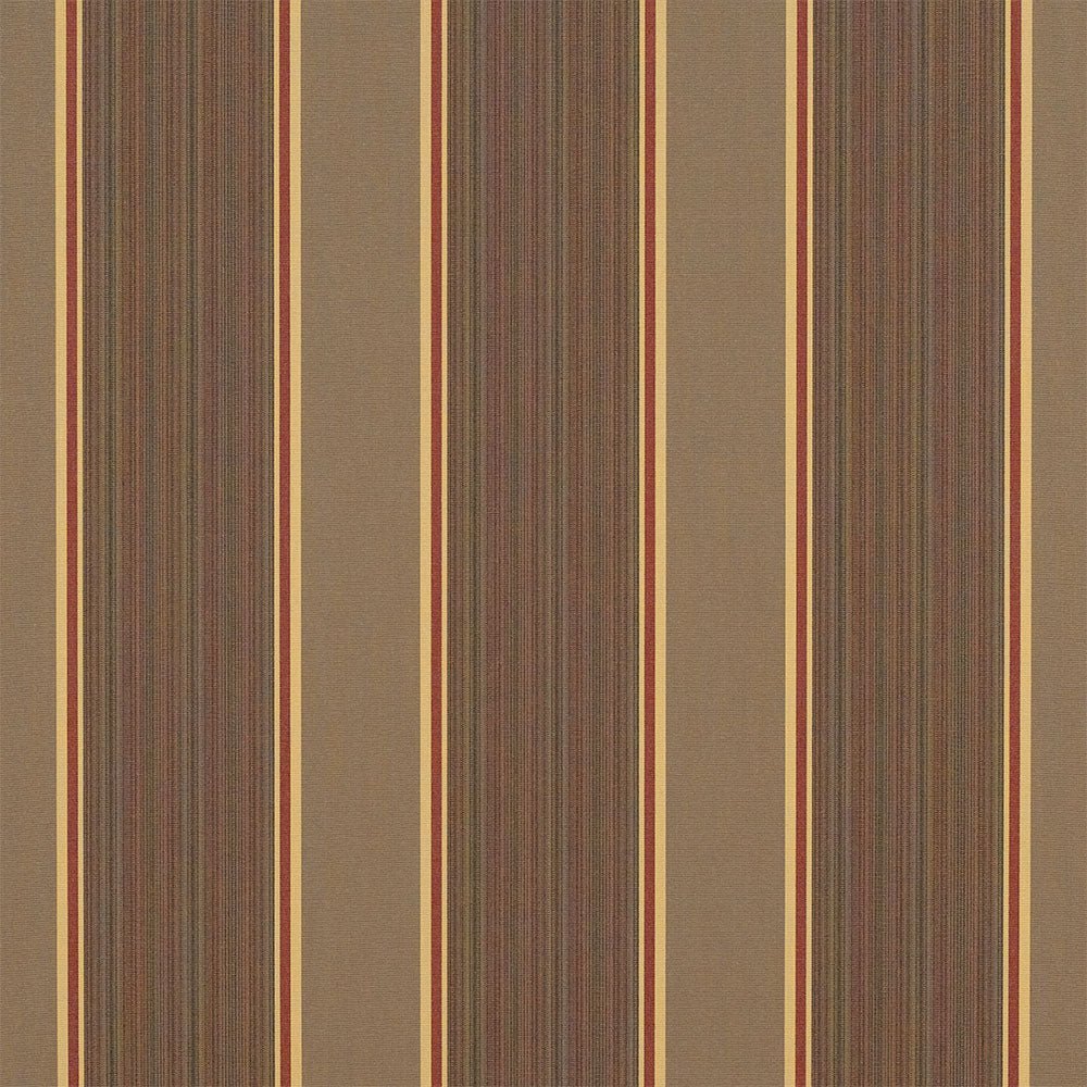 Sample of Sunbrella Eastridge Cocoa 4994-0000 46-Inch Stripes Awning / Shade Fabric Sample of Sunbrella Eastridge Cocoa 4994-0000 46-Inch Stripes Awning / Shade Fabric