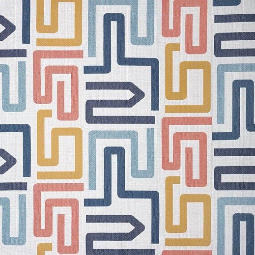 Sample of Sunbrella Labyrinth Fiesta 145994-0002 Fusion Collection Upholstery Fabric Sample of Sunbrella Labyrinth Fiesta 145994-0002 Fusion Collection Upholstery Fabric