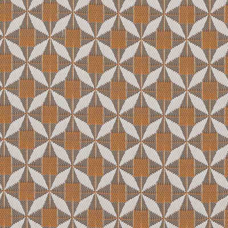 Sample of Sunbrella Mosaic Mandarine MOS J195 136 European Collection Upholstery Fabric Sample of Sunbrella Mosaic Mandarine MOS J195 136 European Collection Upholstery Fabric