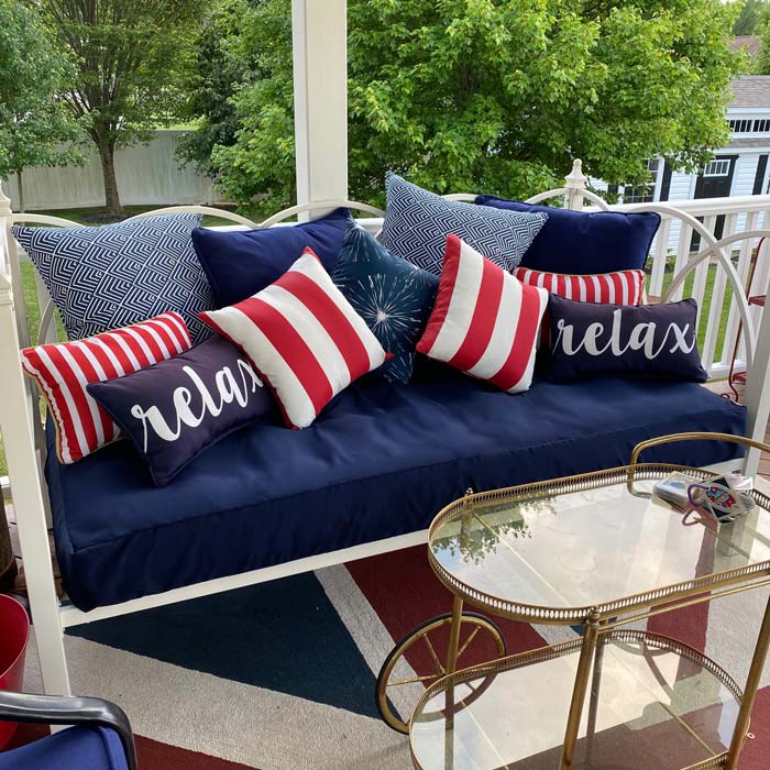 Sunbrella Canvas Navy 5439-0000 Elements Collection Upholstery Fabric