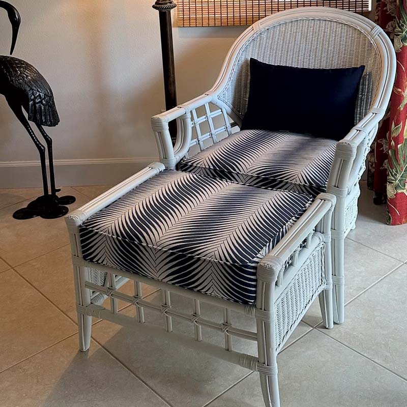 Sunbrella Clock Out Indigo 146205-0002 Perspectives Collection Upholstery Fabric