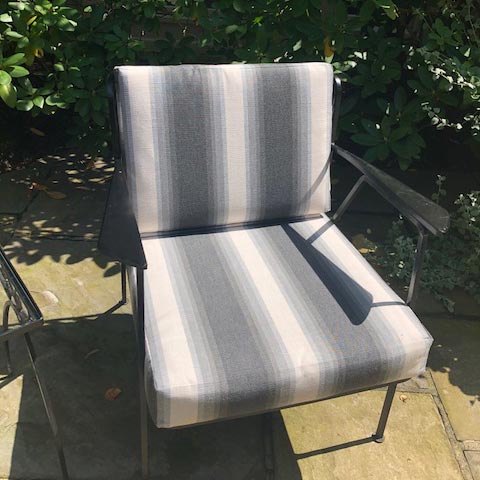 Sunbrella Colonnade Stone 4822-0000 46-Inch Stripes Awning / Shade Fabric