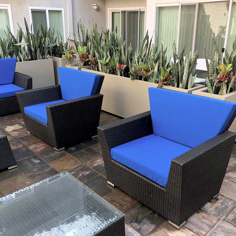 Sunbrella Canvas Pacific Blue 5401-0000 Elements Collection Upholstery Fabric